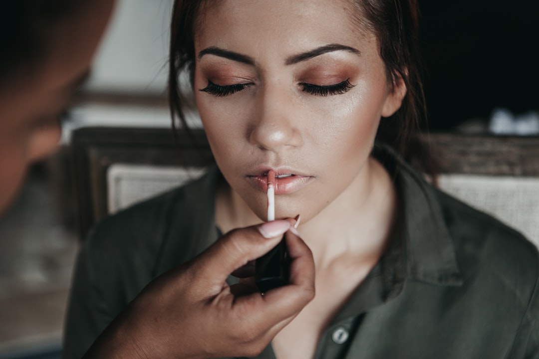 Photo lip filler clinic